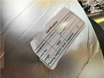 Aluminiumfolie voor haar
