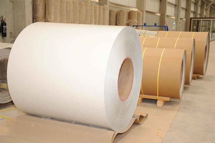 white aluminum sheet metal
