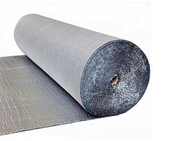 Roof insulation with aluminum foil