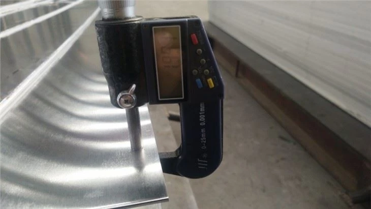Platte aluminium plaat